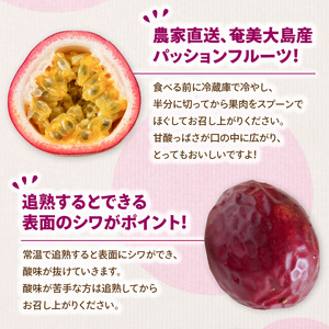 【 2025年 先行予約 】 奄美大島産 パッションフルーツ 約2kg A054-002 果物 フルーツ 奄美大島産パッションフルーツ 農家直送 夏の旬 ビタミン 葉酸 甘酸っぱい トロピカル トロピ