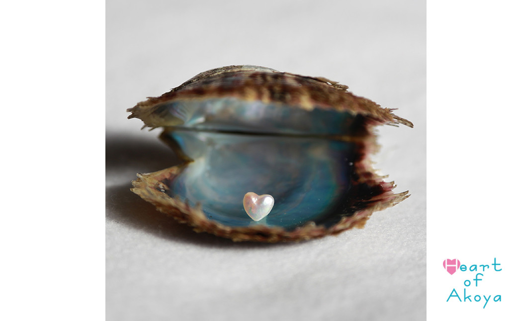 サイド！ハートパールペンダント ( ゴールド タイプ ) / 伊勢志摩 伊勢 志摩 英虞湾 真珠 アコヤ真珠 本真珠 パール ネックレス ペンダント アクセサリー ギフト プレゼント クリスマス バレ