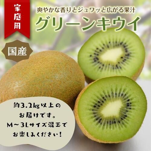 【ふるさと納税】東伊豆・佐藤農園のキウイ　家庭用　約3.2kg以上（Mサイズ～3Lサイズ） 1394 ／ 佐藤農園 果物 フルーツ 農家直送 静岡県 東伊豆