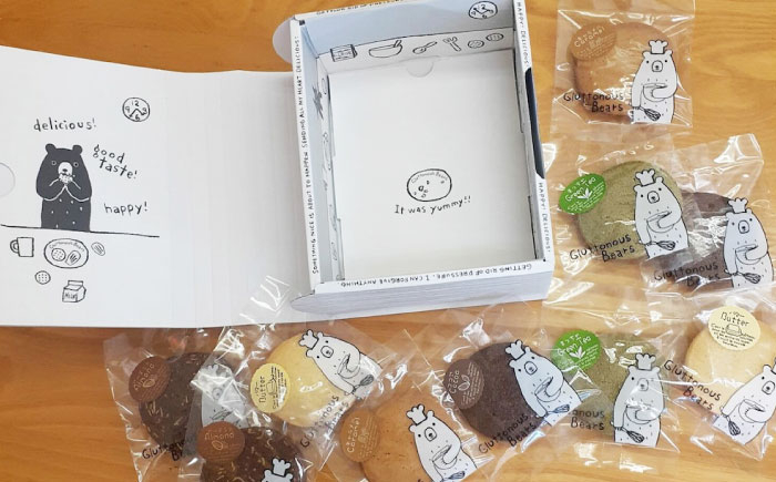 くまちゃんクッキー10枚 クッキー お菓子 おやつ 食べ比べ くま クマ