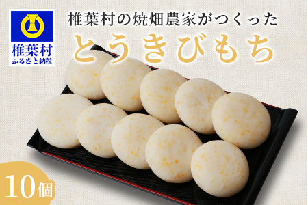 焼畑農家がつくった とうきびもち 10個【日本三大秘境の地「椎葉村」からお届け】唐黍 唐きび トウキビ 餅 モチ
