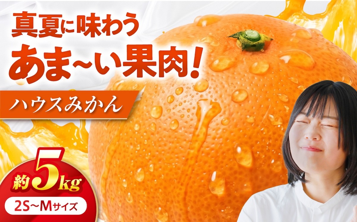 
                  みかん ハウスみかん 約5kg ご家庭用 【7月下旬から9月下旬まで順次発送】 / フルーツ 果物 柑橘 蜜柑 ミカン はうすみかん オレンジ 小玉 甘い 先行予約 約 5kg 愛媛 果汁 人気 おすすめ  / 愛媛県砥部町/株式会社フジ・アグリフーズ [BJBI015]
                