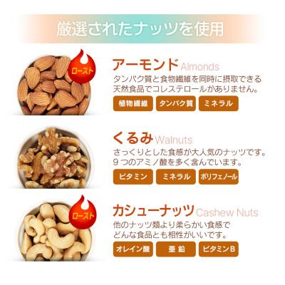 ふるさと納税 安中市 3種プレミアムミックスナッツ　2kg　くるみ　アーモンド　カシューナッツ / おやつ 栄養 群馬県 |  | 03