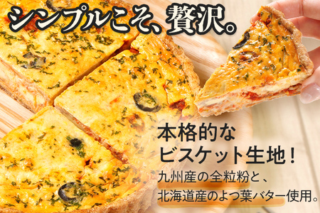 キッシュ 【直径18cm】自家製カポナータ キッシュ