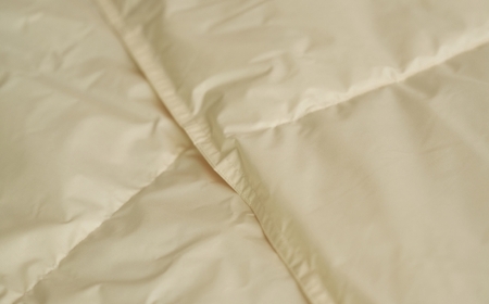 洗える 羽毛肌掛けふとん ダブル（約190×210㎝） | 手洗い可 国産 寝具 布団 ホワイトダックダウン85％ 泉大津市