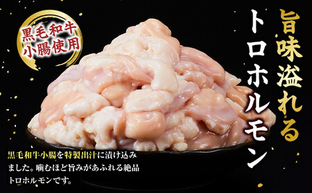 黒毛和牛トロホルモン（小腸）　特製だし0.3kg ( 300g × 1パック )【順次発送】