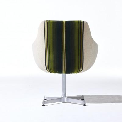 ふるさと納税 富田林市 Cosmic Chair (コスミックチェア) シルバーX脚 グリーンストライプ【SWOF】 |  | 02