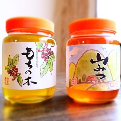 ふるさと納税 小郡市 はちみつ 福岡県特産 天然 国産 純はちみつ 各1kg もちのき&amp;やまみつ[No5354-0297]