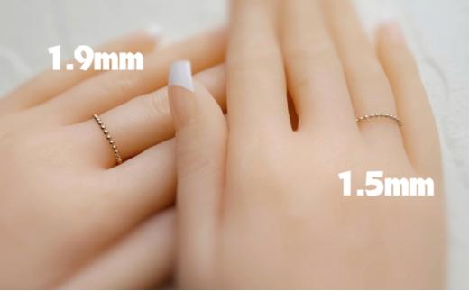 K14GF リング アクセサリー ゴールド ボールワイヤー 1.9ミリ リングりんぐ ring 選べるサイズ 指輪  ジュエリー K14 ゴールドフィルド レディース メンズ ペア シンプル  ピンキ