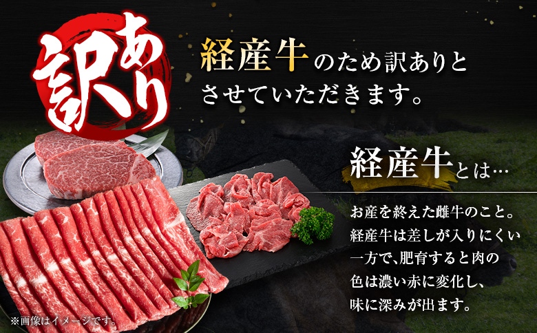 訳あり 黒毛和牛 赤身薄切り 計1kg 牛肉 しゃぶしゃぶ すき焼き 国産 宮崎県産【B650-2503】