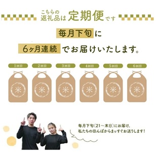 SG0121　9月下旬発送開始／【6回定期便】令和8年産 ［無洗米］はえぬき　5kg×6回(計30kg) 農家直送 HO