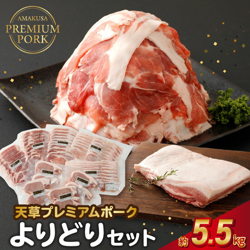 【ふるさと納税】 天草プレミアムポーク よりどり セット 約5.5kg 豚肉 真空パック 小分け ロース バラ 肩ロース こま切れ 豚バラ 生姜焼き しゃぶしゃぶ 焼肉 とんかつ ブロック オリジナル プレミアム ポーク 豚 自社加工 お取り寄せ グルメ 食品 熊本県 天草市 送料無料