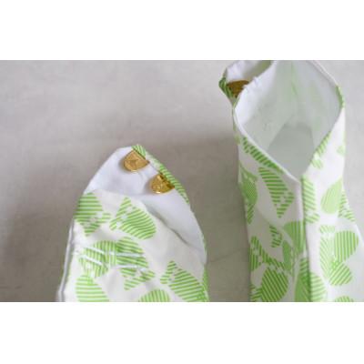 ふるさと納税 丹波篠山市 青山足袋(半足袋、商標登録済こはぜ2枚付き)カラー:黄緑色(22.5cm) |  | 01