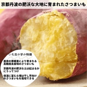 100%天日干し 京都 丹波産 「干し芋」10パック【栽培期間中農薬不使用 無添加】《紅はるか さつまいも 干しいも 有機質肥料》