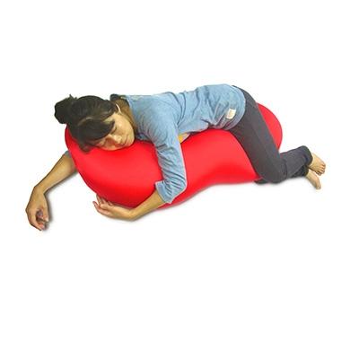 ふるさと納税 泉大津市 日本製　ナノビーズ　抱き枕　ジュゴン型　レッド |  | 01