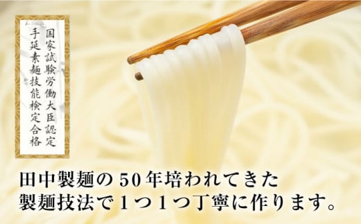 【田中製麺】 島原 手延べ うどん なごみ 5束×2袋 (500g) コシが強い 細麺 乾麺 / 南島原市 / 贅沢宝庫 [SDZ010]