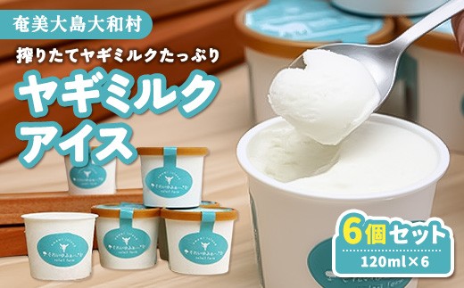 ヤギミルクアイス×６個セット