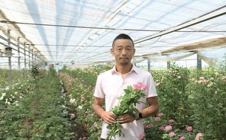 そのまま飾れる花瓶付バラのブーケMサイズ 12本 薔薇 バラ 花束 花束 花束 花束 ブーケ G08_02 
