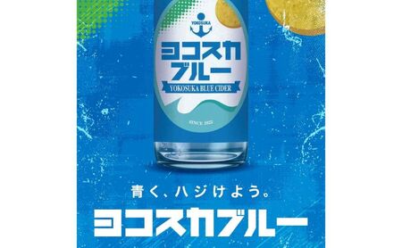 ヨコスカブルー20本セット （190ml瓶×計240本　12ヶ月定期便）定期便 天然水　サイダー クラフトサイダー  ご当地サイダー　ご当地ジュース　銘水　レトロ　なつかしい 手作り  ギフト 贈り物