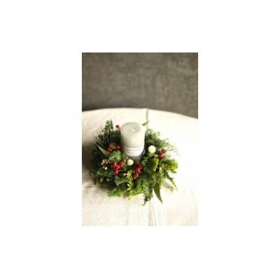ふるさと納税 春日井市 Xmas限定　クリスマスリース Φ20 クリスマス　おしゃれ |  | 03