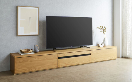 天然木リビング家具ルーア(ローボード テレビ台・TVボード)300cm A【6色】