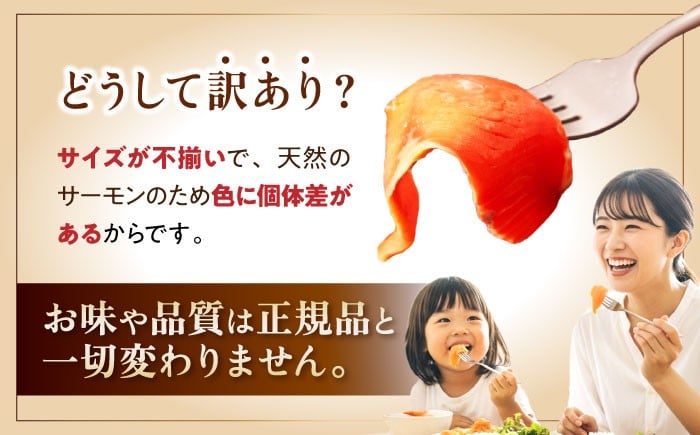 訳あり 秋鮭 スモークサーモン 切り落とし サーモン 切り落とし 小分け スライス 冷蔵 鮭 刺身 燻製 スモーク