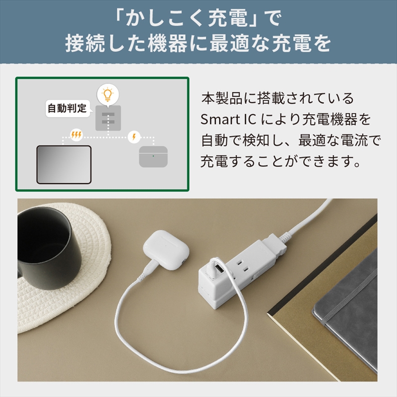 Owltech(オウルテック) 最大24W出力 USB Type-A×2 AC充電器 OWL-AC24WA2-RWH