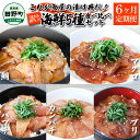 【ふるさと納税】これが魚屋の漬け丼だ！海鮮5種食べ比べセット 80g×10P 6ヶ月定期便 訳あり 鮪 マグロ ハマチ 鯛 タイ カンパチ ブリ 海鮮丼 おかず 惣菜 魚 魚介類 個包装 小分け 真空パック お取り寄せ 冷凍 配送 高知県 田野町 ふるさとのうぜい 故郷納税 返礼品