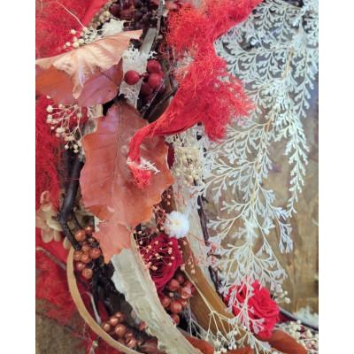 ふるさと納税 斜里町 しれとこ白樺リース No.00020「Red Harmony」 |  | 03