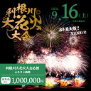 【ふるさと納税】【返礼品なし】利根川大花火大会応援ふるさと納税 (1000000円分) 【茨城県境町】