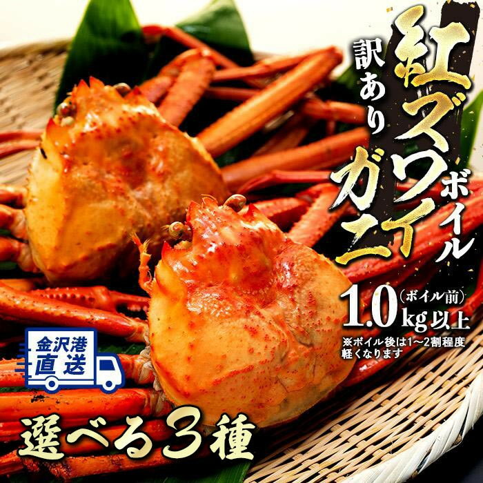 【ふるさと納税】【数量限定】年内配送 紅ズワイガニ ボイル 選べる5種 ( 2-3杯 3-4杯 3-5杯) 金沢港 直送 カニ | 金沢市 ボイル加工 北陸沖水揚げ カニ 姿 ズワイガニ 人気 おすすめ 海鮮 魚介類 食品 グルメ 贈答品 石川県産 北陸産 旬の味覚