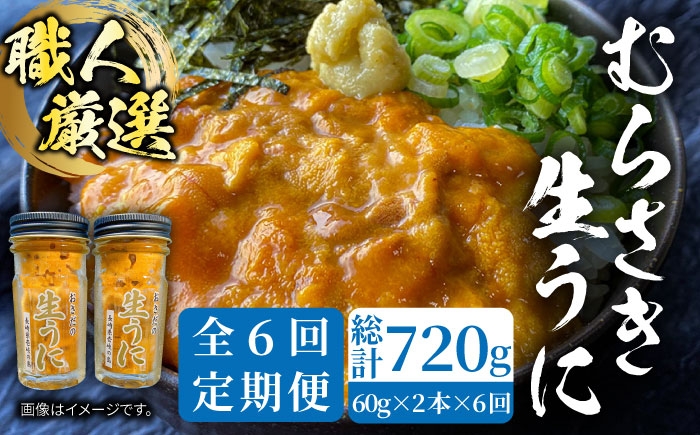 
            【全6回定期便】壱岐島産 老舗の厳選 おさだの生うに 2本セット [JAO019] うに ウニ 雲丹 海鮮 魚介   200000 200000円 20万円
          