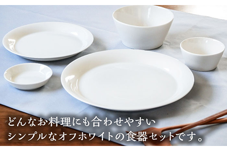 【美濃焼】ニューボーン ペア 食器セット 10点 5種2点ずつ【丸半製陶所】 食器 おしゃれ お皿 セット プレート 丸 皿 サラダボウル うつわ 美濃焼 [TDG005]