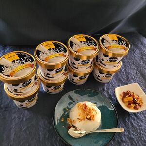 フレミンジェラート｜ミルク味（110ml×８個） と ピーナッツのプラリネ（65ｇ×1袋）グランプリ受賞品