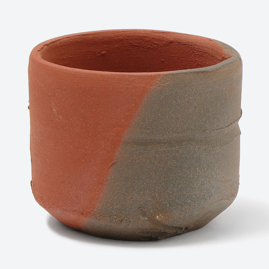 ＜伊藤赤水＞五代赤水　無名異窯変酒ワン（限定1点）