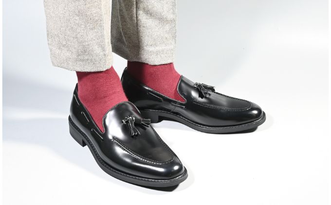 ビジネスシューズ　牛革トラッド　D8803 BL【ブラック】27cm