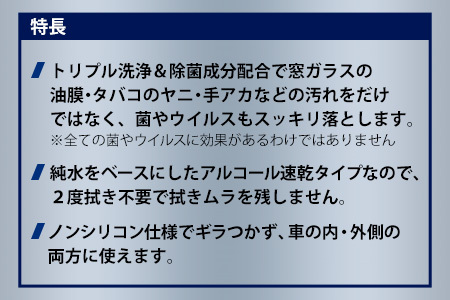 ガラスクリーナーEプラス 3本　カー用品 洗車用品 クリーナー