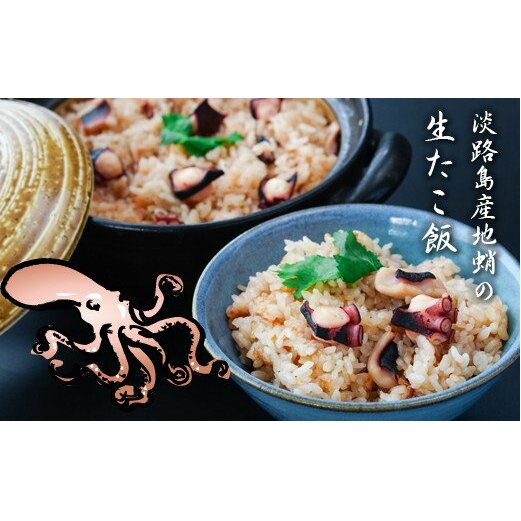 淡路島産地蛸使用　生たこ飯　２合用×３袋セット　　[タコ飯 蛸飯 たこ飯 タコ飯 蛸飯 たこ飯 タコ飯 蛸飯 たこ飯]