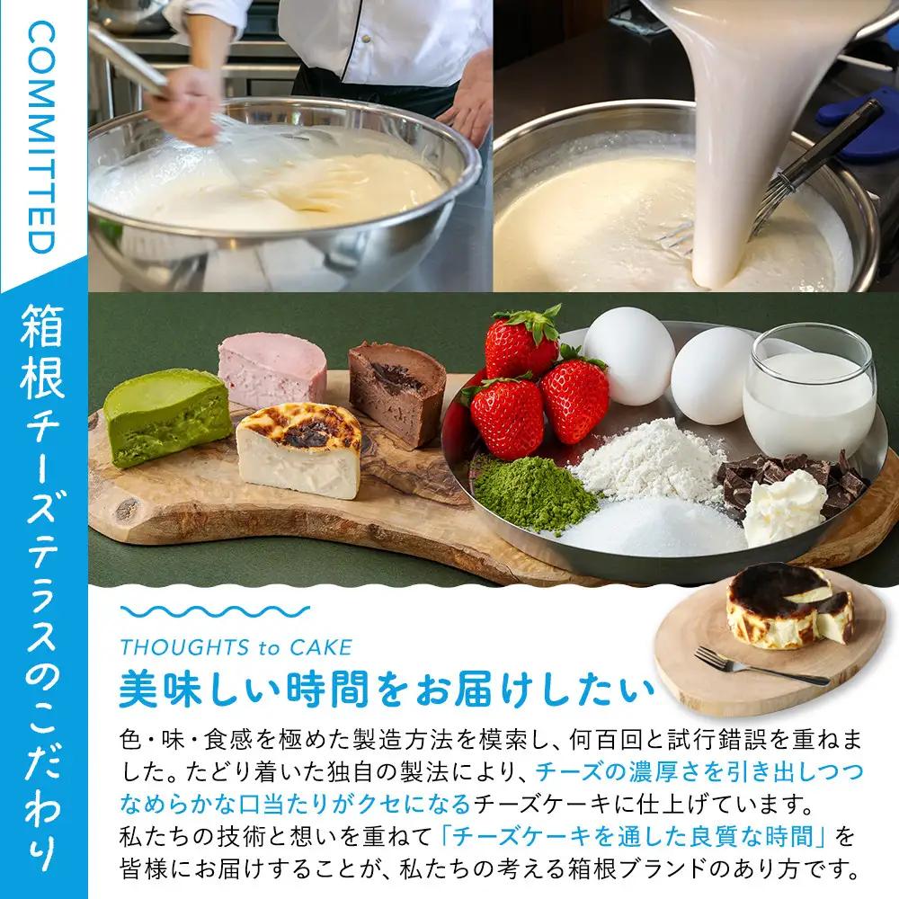 箱根発！なめらか濃厚バスクチーズケーキ 箱根チーズテラス・カプチ 【プレーン6個セット】｜スイーツ チーズケーキ 人気 おすすめ お菓子 デザート 濃厚 洋菓子 ギフト おやつ 送料無料 神奈川県 小