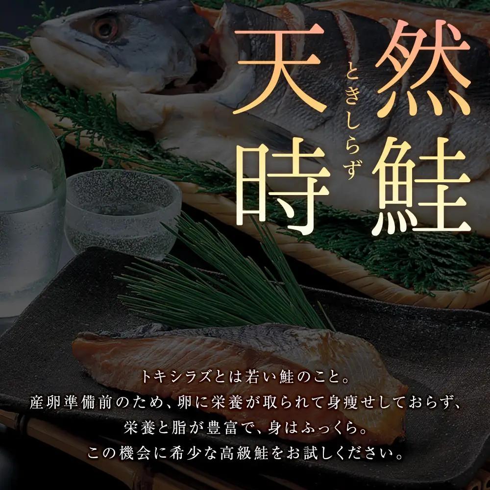 白老町産 時鮭 トキシラズ 500g×2(計1kg) 真空パック〈斉藤水産〉
