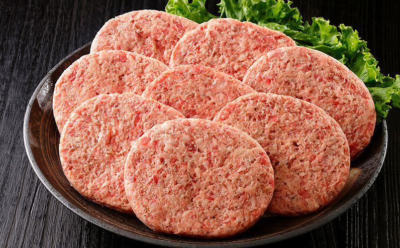 十勝ナイタイ和牛 100%ハンバーグ 120g×8個 北海道産 牛肉100% 5・4等級黒毛和牛使用 冷凍