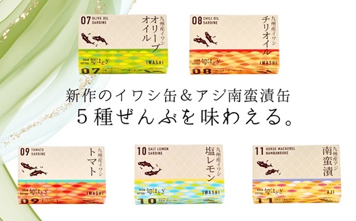 缶詰工場直送 「旬ほとぎ」イワシ缶＆アジ南蛮漬缶　5種類の味わい15缶【B2-155】 ふるさと納税 アジ缶 イワシ缶 缶詰 イワシ アジ 南蛮漬 いわし ご飯のお供 非常食 保存食 送料無料