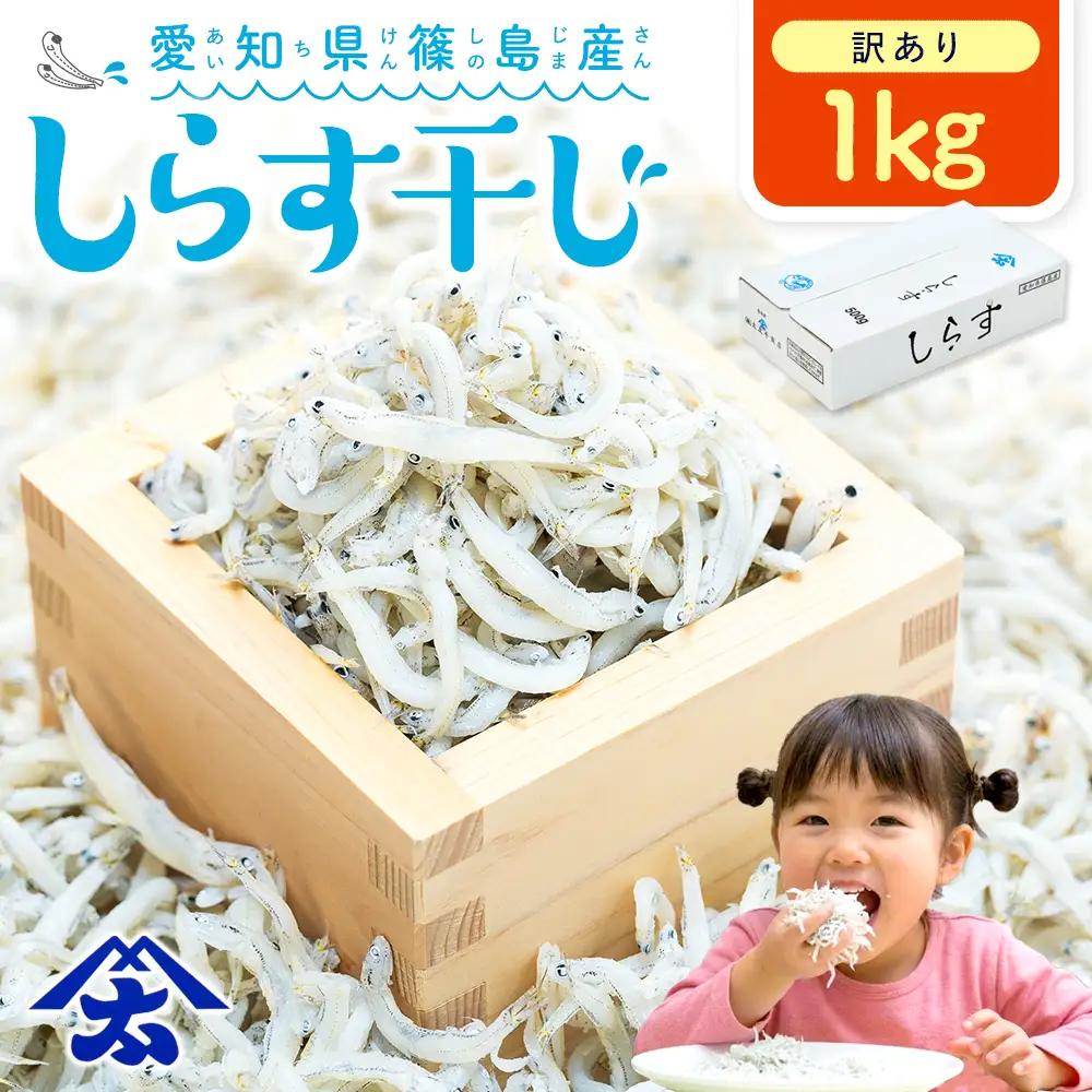 【スピード発送】＜篠島産＞ 訳あり しらす干し1kg シラス 南知多産 愛知