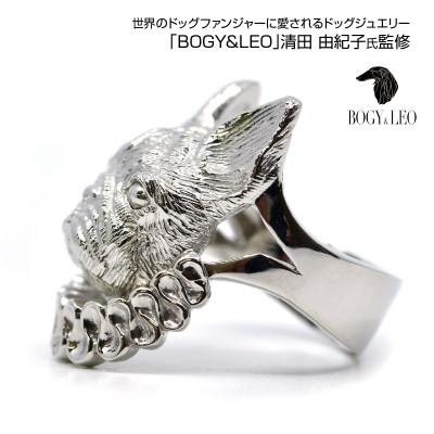 ふるさと納税 南アルプス市 純プラチナ製(Pt999) 『フレンチブルドッグ』リング 21号 |  | 01