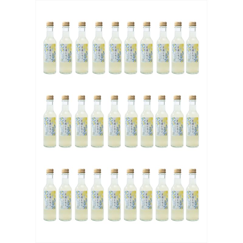 【ふるさと納税】定期便3回 小田原産片浦レモンスパークリング果汁入り飲料果汁10％200ml30本【 神奈川県 小田原市 】