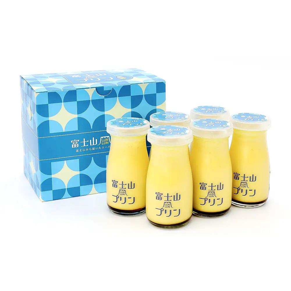 富士山ルンルンプリン 100ml×6本  | プリン デザート スイーツ 洋菓子 10000円 1万円以内