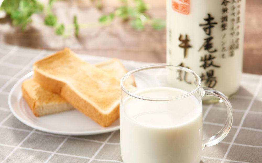寺尾牧場のこだわり濃厚牛乳（ノンホモ牛乳）3本セット（900ml×3本）［TM155］