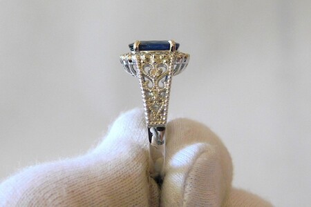 【ふるなび限定】【一点もの】Pt950　サファイア（2.184ct）ダイヤモンドリング　M25　K06157-H　FN-Limited-SP