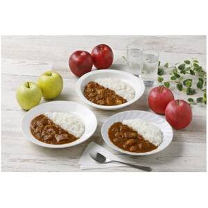 青森りんごカレー3種セット 各200g×2袋 計6袋【配送不可地域:離島・沖縄県】【1655009】