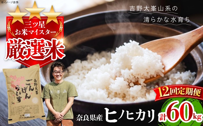 
                  白米【全12回定期便】ひのひかり 5kg 奈良県吉野町/水本米穀店[BRAW059]｜ヒノヒカリ ごんげんらいす 白米 米 お米 kome コメ おこめ ひのひかり ヒノヒカリ はくまい こめ
                